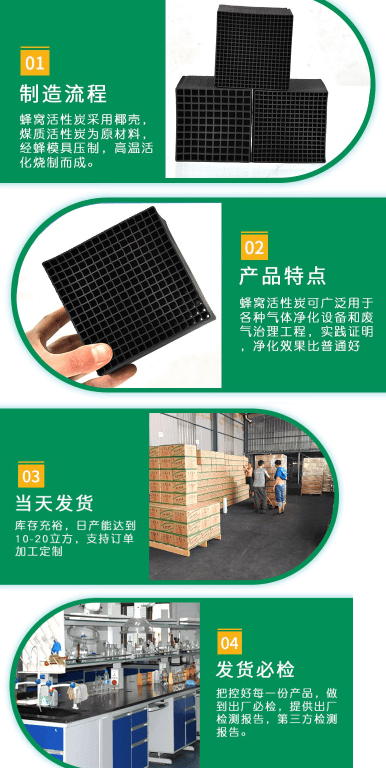 特種<a href=http://www.aircooling.cn/fwzhxt/ target=_blank class=infotextkey>蜂窩活性炭</a>發(fā)貨流程